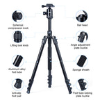 TRIOPO Oubao A-308S Adjustable Portable  Aluminum Alloy Tripod with Ball Head for SLR Camera, A-308S