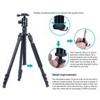 TRIOPO Oubao A-308S Adjustable Portable  Aluminum Alloy Tripod with Ball Head for SLR Camera, A-308S