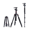 TRIOPO Oubao A-208S Adjustable Portable  Aluminum Alloy Tripod with Ball Head for SLR Camera, A-208S