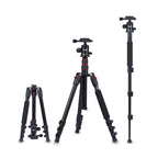 TRIOPO Oubao A-208S Adjustable Portable  Aluminum Alloy Tripod with Ball Head for SLR Camera, A-208S