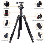 TRIOPO Oubao A-208S Adjustable Portable  Aluminum Alloy Tripod with Ball Head for SLR Camera, A-208S