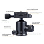 TRIOPO Oubao A-208S Adjustable Portable  Aluminum Alloy Tripod with Ball Head for SLR Camera, A-208S