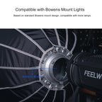 FEELWORLD FSP60 60cm Parabolic Softbox Quick Release Diffuser with Bowens Mount, FSP60 60cm