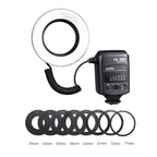 Godox ML-150II On-camera Macro Ring Flash Light with 8 Different Size Adapter Rings, ML-150II