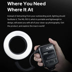 Godox ML-150II On-camera Macro Ring Flash Light with 8 Different Size Adapter Rings, ML-150II