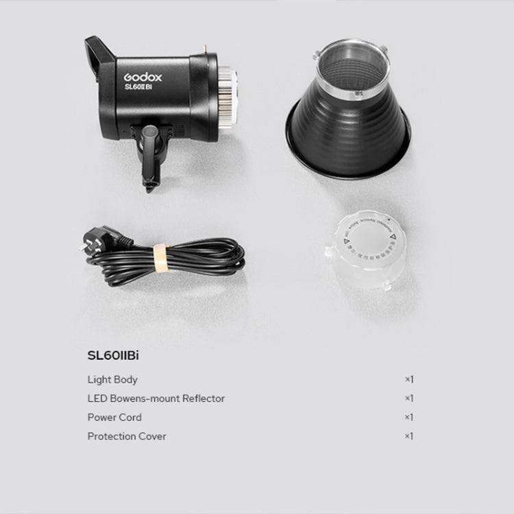 Godox SL60IIBi 75W Bi-Color 2800K-6500K LED Video Light, SL60IIBi