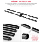 YELANGU YLG0119A 60cm Splicing Slide Rail Track + Trolley Rail Buckle for SLR Cameras / Video Cameras, 60cm Rail Track + Rail Buckle