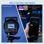 FEELWORLD FL125D 125W Daylight Point Source Video Light, Bluetooth APP Control, FL125D
