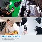 FEELWORLD FL125D 125W Daylight Point Source Video Light, Bluetooth APP Control, FL125D
