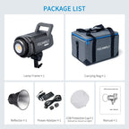 FEELWORLD FL125D 125W Daylight Point Source Video Light, Bluetooth APP Control, FL125D