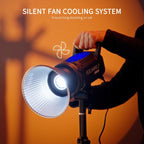 FEELWORLD FL225B 225W Bi-color Point Source Video Light, Bluetooth APP Control, FL225B