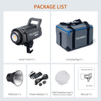FEELWORLD FL225B 225W Bi-color Point Source Video Light, Bluetooth APP Control, FL225B