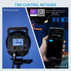 FEELWORLD FL225D 225W Daylight Point Source Video Light, Bluetooth APP Control, FL225D