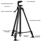 3388 1.3m Portable Phone Live Selfie Tripod DV SLR Camera Stand, 3388 1.3m