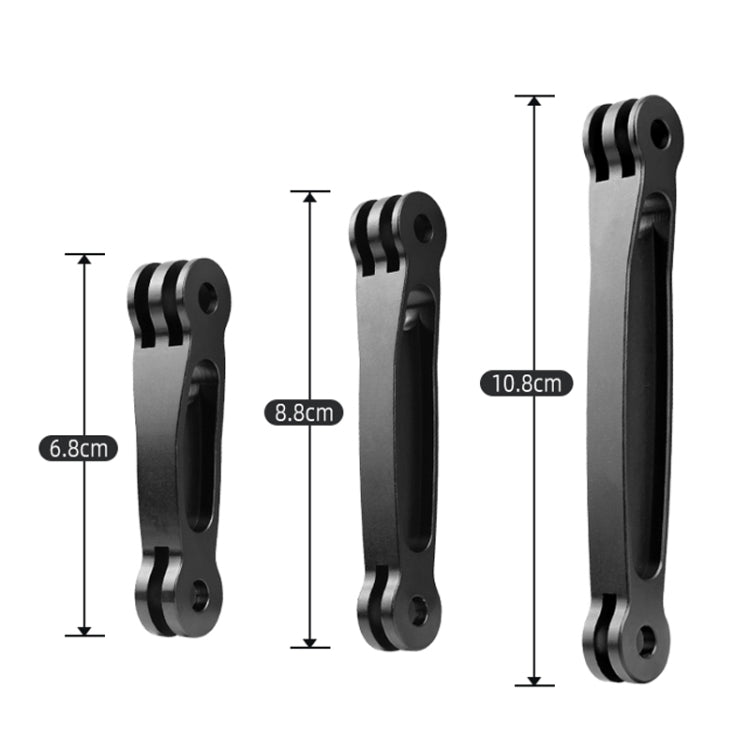 Joint Aluminum Extension Arm Grip Extenter for DJI, Insta360, GoPro and Other Action Cameras, Length: 8.8cm, 8.8cm