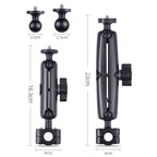 25mm Ballhead Car Front Seat Handlebar Fixed Mount Holder with Tripod Adapter & Screw for GoPro, Insta360, DJI and Other Action Cameras, 25mm 22cm