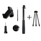 30-93cm Grip Foldable Tripod Holder Multi-functional Selfie Stick Monopod for DJI, Insta360, GoPro and Other Action Cameras, Phones, Length: 30-93cm