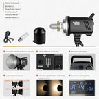 Godox MS300 Studio Flash Light 300Ws Bowens Mount Studio Speedlight