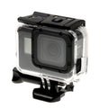 For GoPro HERO6 /5 Skeleton Housing Protective Case + Hollow Back Cover with Buckle Basic Mount & Screw, No Need to Disassemble Lens, Hollow Back Cover