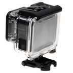 For GoPro HERO6 /5 Skeleton Housing Protective Case + Hollow Back Cover with Buckle Basic Mount & Screw, No Need to Disassemble Lens, Hollow Back Cover