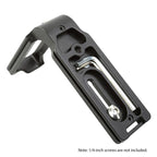 FITTEST FLN-D850 Vertical Shoot Quick Release L Plate Bracket Base Holder for Nikon D850, Nikon D850