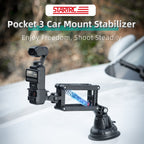 STARTRC Action Camera Suction Cup Car Mount Shock Absorbing Arm, Suction Cup Absorbing Arm