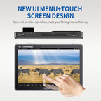 FEELWORLD LUT11H 10.1 Inch Ultra Bright 2000nit DSLR Camera Field Monitor Touch Screen 4K HDMI F970 External Power and Install Kit, LUT11H