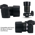 ET-77 Lens Hood Shade for Canon RF 85mm f/2 Macro IS STM Lens, ET-77