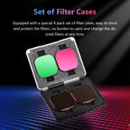 For Insta360 Ace Pro 2 STARTRC 4 in 1 PL ND8 ND16 ND32 Camera Lens Filter, For Insta360 Ace Pro 2