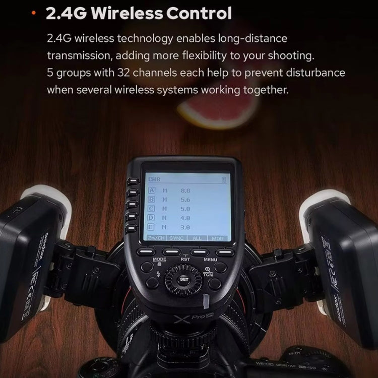Godox MF12-K2 Macro Flash 2-Light Kit 2.4 GHz Wireless Control Light, MF12-K2