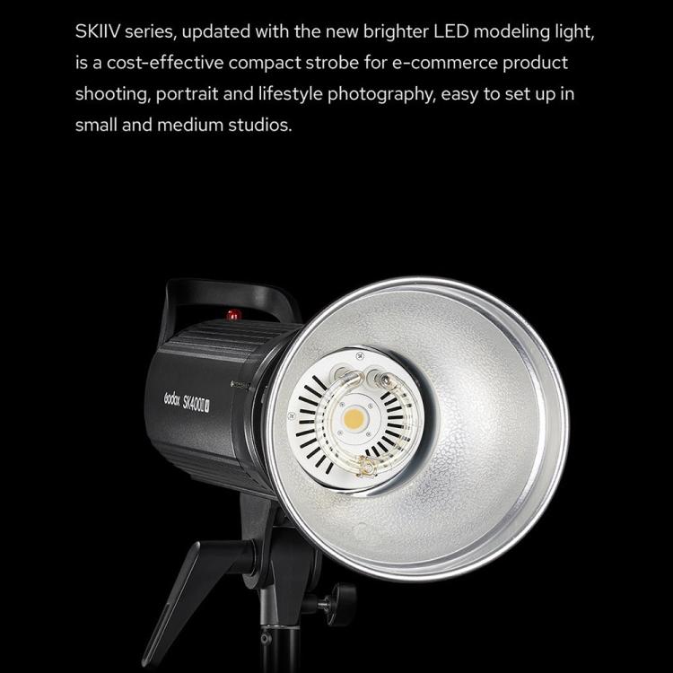 Godox SK400II-V Studio Flash Photo Light 400Ws Bowens Mount Monolight Light