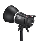 Godox MS200-V Studio Flash Light 200Ws Bowens Mount Strobe Light with Lamp Cover, MS200-V