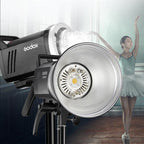 Godox MS200-V Studio Flash Light 200Ws Bowens Mount Strobe Light with Lamp Cover, MS200-V