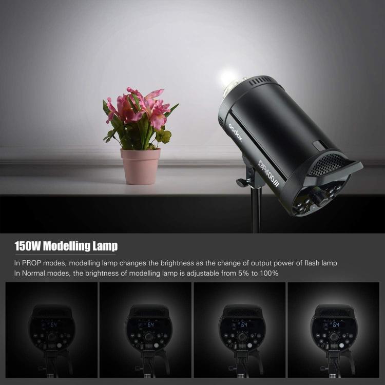 Godox DP800III Studio Flash Photo Light 800Ws 2.4G Wireless X System Bowens Mount Strobe Light, No Lamp Cover, DP800III