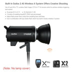Godox DP400III Studio Flash Photo Light 400Ws 2.4G Wireless X System Bowens Mount Strobe Light, No Lamp Cover, DP400III