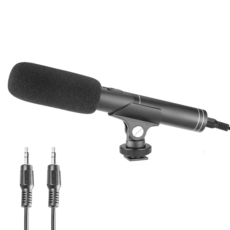 YELANGU YLG1401A Double Back Pole Professional Condenser Shotgun Microphone for DSLR & DV Camcorder