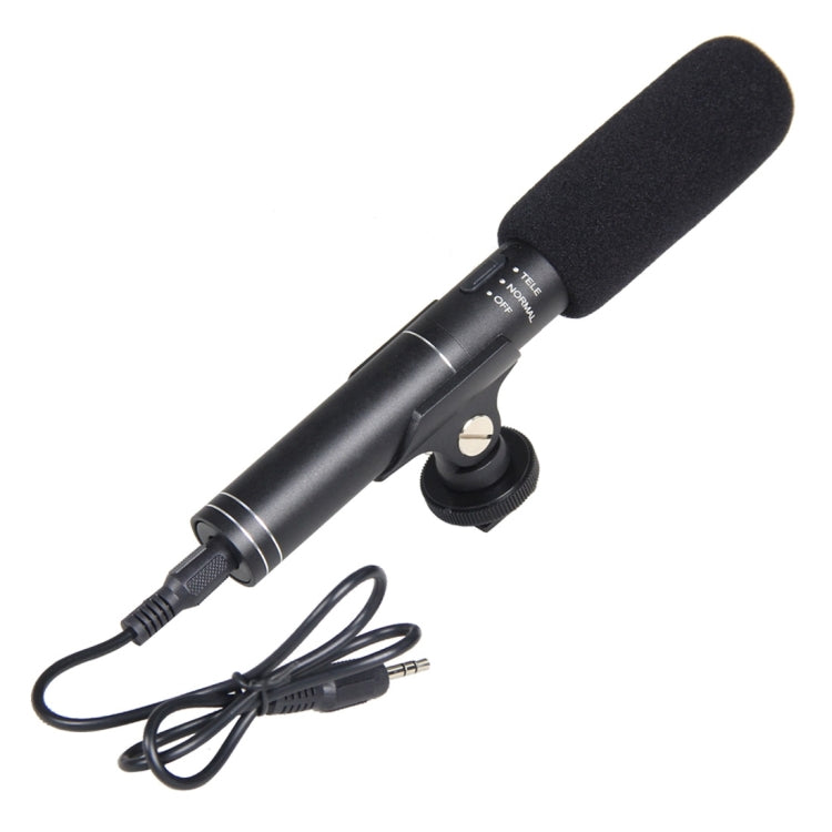 YELANGU YLG1401A Double Back Pole Professional Condenser Shotgun Microphone for DSLR & DV Camcorder