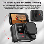 For Insta360 Ace Pro 2 Silicone Protective Case with Wrist Strap & Lens Cover, For Insta360 Ace Pro 2