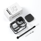 For Insta360 Ace Pro 2 Silicone Protective Case with Wrist Strap & Lens Cover, For Insta360 Ace Pro 2