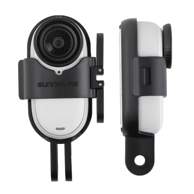 For Insta360 GO 3S / GO 3 Sunnylife Foldable Vertical-Horizontal Mount Adapter Protective Frame Brackets Housing Case, For Insta360 GO 3S / GO 3
