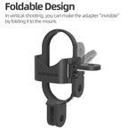 For Insta360 GO 3S / GO 3 Sunnylife Foldable Vertical-Horizontal Mount Adapter Protective Frame Brackets Housing Case, For Insta360 GO 3S / GO 3