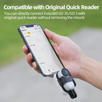 For Insta360 GO 3S / GO 3 Sunnylife Foldable Vertical-Horizontal Mount Adapter Protective Frame Brackets Housing Case, For Insta360 GO 3S / GO 3