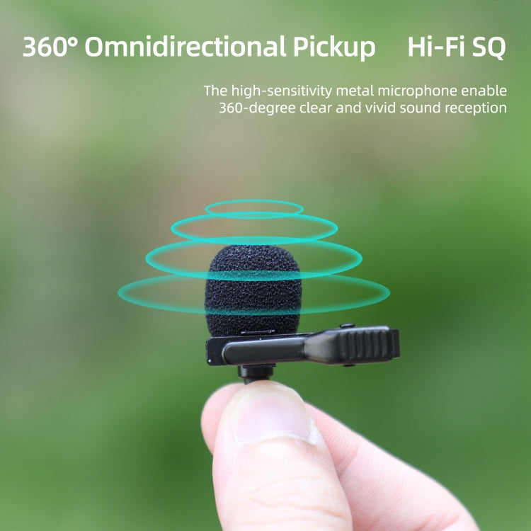 For Insta360 Ace / Ace Pro Lavalier Clip Type-C Recording Microphone, Lavalier Clip Microphone
