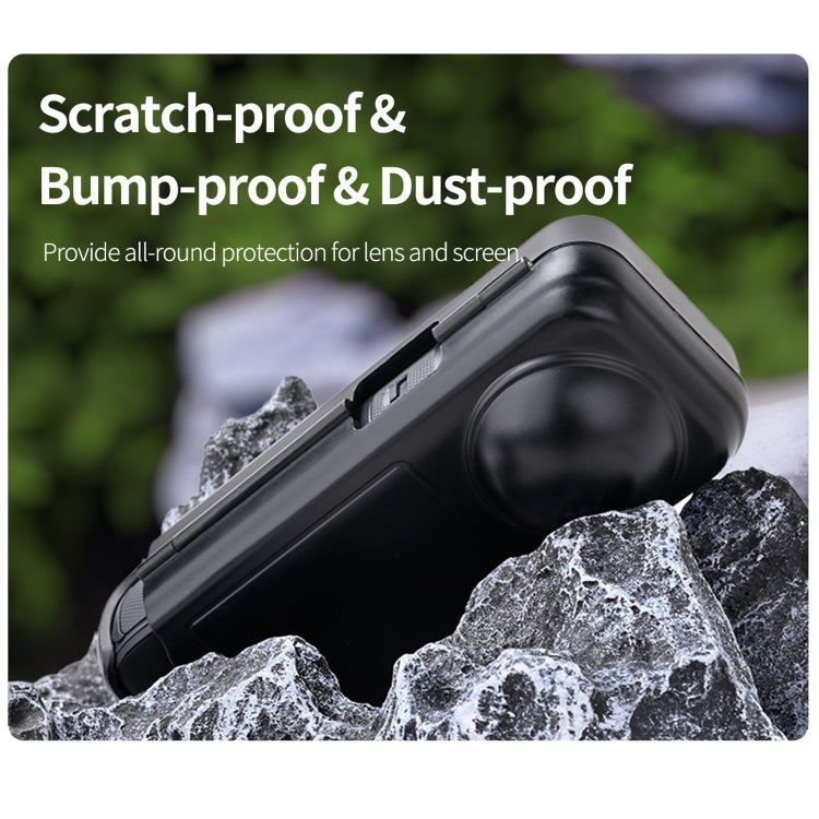 For Insta360 X4 Sunnylife Integrated Lens Screen Camera Cover Protector Screen Protective Case, Lens Screen Protective Cover Compatible Version
