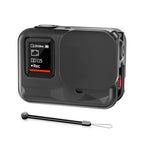 For Insta360 Ace Pro Silicone Protective Case with Wrist Strap & Lens Cover, For Insta360 Ace Pro
