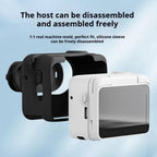 For Insta360 GO 3S Camera Charging Case Silicone Case with Lens Cap & Strap, For Insta360 GO 3S