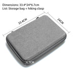 For Insta360 X4 / X5 Carrying Case Portable Storage Bag, 33.4 x 24 x 6.7cm