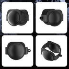 For Insta360 X5 Camera Body Cover Silicone Case with Lens Cover, Silicone Case with Lens Cover
