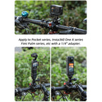 Sunnylife Sports Camera Universal Bicycle Clamp 360 Rotation 19-35mm Clip for DJI Action / Insta360 / GoPro, For DJI Action / Insta360 / GoPro