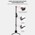 YELANGU B400 Three-axis Shock-absorbing Arm Vest Stabilizing Camera Support System Easy Rig, B400